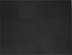 Springos Mata piankowa 90x118 cm do ćwiczeń czarne puzzle pod sprzęt pianka EVA UNIWERSALNY 8