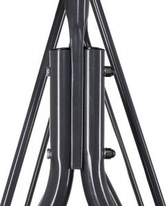 Springos Huśtawka ogrodowa 3-osobowa z daszkiem LUNA szara z poduszkami 20