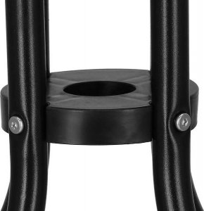 Springos Stół ogrodowy i na taras szkło 60 cm kwadratowy czarny UNIWERSALNY 10