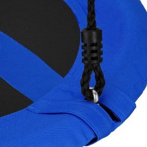 Huśtawka Springos Bocianie gniazdo dla dzieci 110 cm huśtawka ogrodowa czarno-niebieska UNIWERSALNY 13