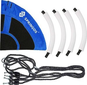 Huśtawka Springos Bocianie gniazdo dla dzieci 110 cm huśtawka ogrodowa czarno-niebieska UNIWERSALNY 17