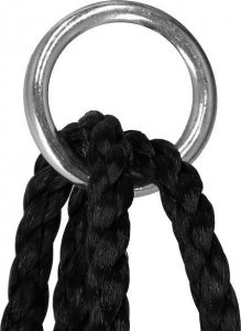 Huśtawka Springos Bocianie gniazdo dla dzieci 110 cm huśtawka ogrodowa czarno-niebieska UNIWERSALNY 25