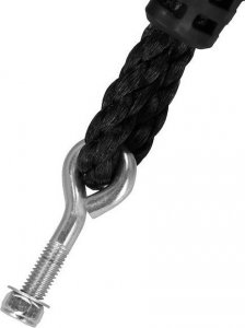 Huśtawka Springos Bocianie gniazdo dla dzieci 110 cm huśtawka ogrodowa czarno-niebieska UNIWERSALNY 27