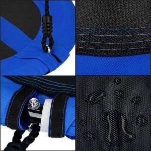 Huśtawka Springos Bocianie gniazdo dla dzieci 110 cm huśtawka ogrodowa czarno-niebieska UNIWERSALNY 4