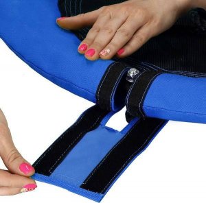 Huśtawka Springos Bocianie gniazdo dla dzieci 110 cm huśtawka ogrodowa czarno-niebieska UNIWERSALNY 9