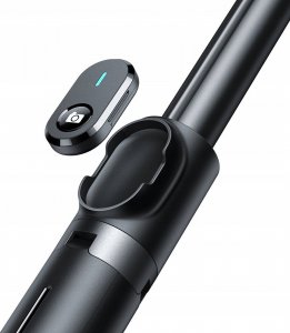 Selfie stick Mcdodo Mcdodo Double Shot kijek selfie stick tripod bluetooth statyw czarny 14