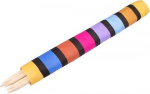 Springos Parawan plażowy 15m pasy czarne z gumowym młotkiem UNIWERSALNY 7