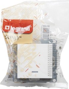 Legrand SUNO - Łącznik schodowy z podświetleniem  - 10 AX - 250 V~ - zaciski automatyczne, Biały -  Legrand 721116 himp 4