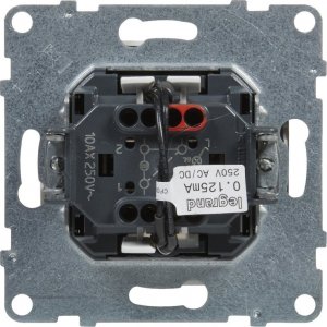 Legrand SUNO - Łącznik schodowy z podświetleniem  - 10 AX - 250 V~ - zaciski automatyczne, Biały -  Legrand 721116 himp 5