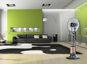 Wentylator MPM Wentylator podłogowy z funkcją nawilżania 4