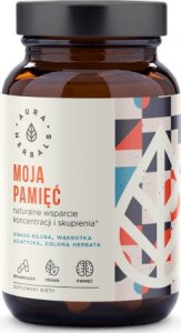 Aura Herbals AURA HERBALS Moja Pamięć, koncentracja i skupienie 60 veg. kaps. 1