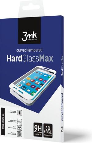 3MK Szkło hartowane HardGlass MAX biały do iPhone 7 Plus 1