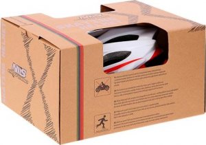 Nils Extreme MTW210 BIAŁO-CZERWONY ROZM. M (53-60CM) KASK NILS EXTREME 9