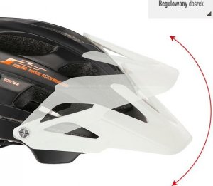 Nils Extreme MTW208 CZARNO-BIAŁY ROZM. L (55-61CM) KASK NILS EXTREME 3