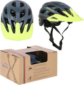 Nils Extreme MTW208 GRANATOWO-ZIELONY ROZM. M (53-58CM) KASK NILS EXTREME 2