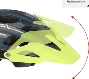 Nils Extreme MTW208 GRANATOWO-ZIELONY ROZM. M (53-58CM) KASK NILS EXTREME 3