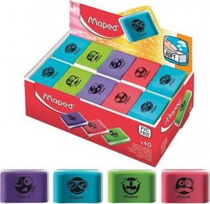 Maped MAPED Essentials Soft -  Gumka Do Ścierania Color ( Mix Kolorów) -  1 Sztuka Z Mixu 2