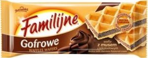 Jutrzenka Wafle Familijne Gofrowe Czekoladowe 130g 1