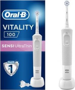 Szczoteczka Oral-B Vitality 100 Sensi UltraThin Biała 1