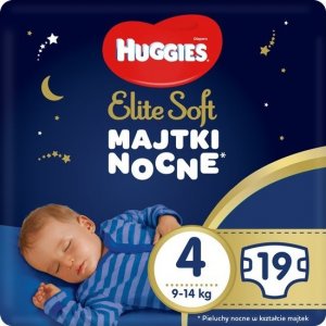 Pieluszki Huggies Elite Soft Overnights Pant 4, 9-14 kg, 19 szt. 1