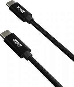 Kabel USB Yenkee USB-C - USB-C 0.2 m Czarny (35055948) 1