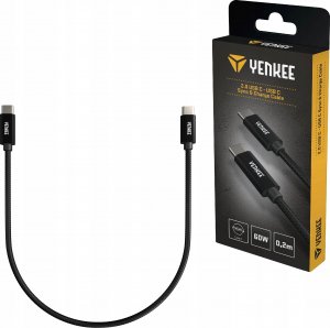 Kabel USB Yenkee USB-C - USB-C 0.2 m Czarny (35055948) 7