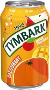 Tymbark TYMBARK gazzzowany mango pomarańcza 330 ml 1