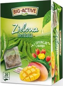 BIG-ACTIVE Big-Active - Herbata zielona z opuncją i mango (20tb x 1,7g) 3