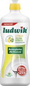 Ludwik Ludwik płyn do mycia naczyń 900g - cytrusy z zieloną herbatą 1