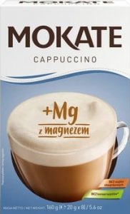 Mokate Mokate Cappuccino z magnezem 160 g (20 g x 8) 1