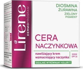 Lirene LIRENE CERA NACZYNKOWA - Nawilżający krem wzmacniający SPF20 50ml 1