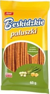 Beskidzkie Beskidzkie Paluszki o smaku serowo-cebulowym 60g 1