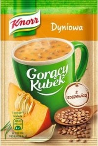 KNORR Knorr Gorący Kubek Zupa Dyniowa z Soczewicą 22g 1