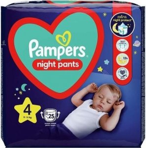 Pieluszki Pampers Night Pants 4, 9-15 kg, 25 szt. 1