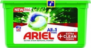 Ariel Ariel Allin1 + Extra Clean Power, kapsułki do prania, 30 szt 1
