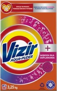 Vizir Vizir Proszek do prania z dodatkową mocą usuwania plam z kolorowych ubrań, 50 prań, 3.25kg 1