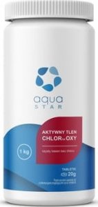 Aquastar CHLORTIX OXY tabletki 20g 1kg Środek dezynfekujący wodę basenową na bazie aktywnego tlenu Aquastar 1