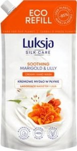Luksja Luksja Silk Care Kremowe mydło w płynie Nagietek i Lilia 500 ml opakowanie uzupełniające 1