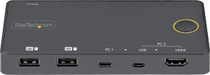 StarTech 2 PORT HYBRID USB-C KVM SWITCH 2 PORT HYBRID USB-C KVM SWITCH 2