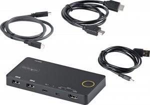 StarTech 2 PORT HYBRID USB-C KVM SWITCH 2 PORT HYBRID USB-C KVM SWITCH 6