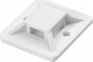 Organizer Orno Uchwyt opaski kablowej, samoprzylepny, 20x20 mm, biały, 10 sztuk 2
