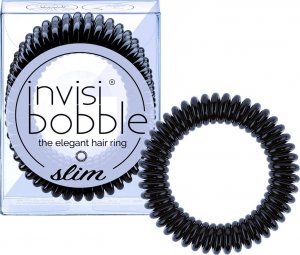 Invisibobble INVISIBOBBLE SLIM gumka do włosów - 3 szt. (TRUE BLACK) 1