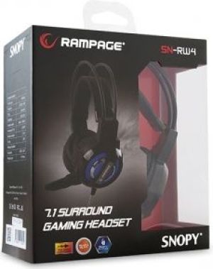 Słuchawki Rampage 7.1 USB Czarne (SN-RW4) 6