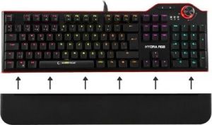 Klawiatura Rampage Hydra R6 RGB LED Mechanical Blue Switch 3