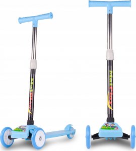 Hulajnoga MalPlay Hulajnoga Trójkołowa Balansująca Niebieska 11