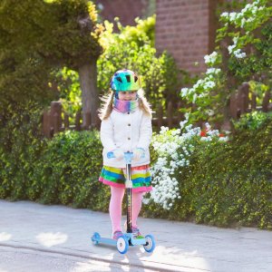 Hulajnoga MalPlay Hulajnoga Trójkołowa Balansująca Niebieska 3