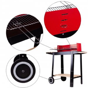Maltec GM2000S RedBend Grill ogrodowy węglowy 48 cm x 26 cm 3