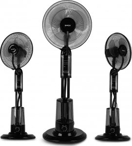 Wentylator Maltec Turbo Wentylator Nawilżacz WATERFALL AROMA Wiatrak Podłogowy+pilot 5