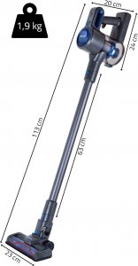 Odkurzacz ręczny Maltec Odkurzacz Bezprzewodowy Ręczny TURBOCYCLONE 3000 SUPER POWER 2