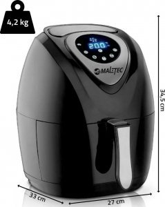 Frytkownica beztłuszczowa Maltec Frytkownica Beztłuszczowa Frytownica AirFryer2500W 2